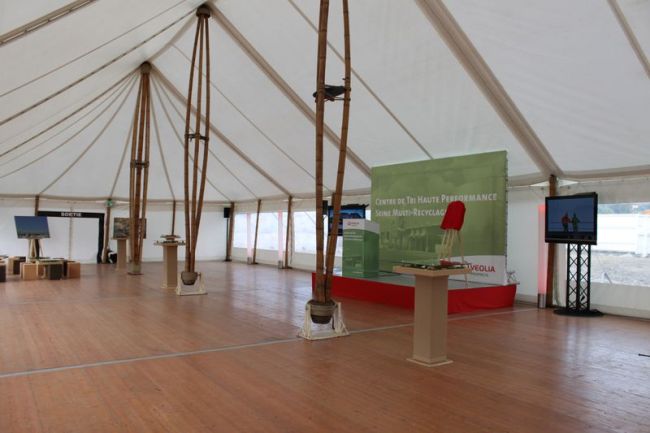 Tente bambou louée avec scène et sono en Normandie